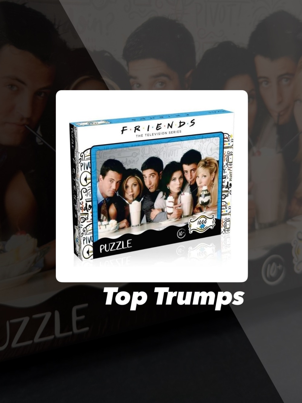 NIB Top Trumps Friends Milkshake Puzzle